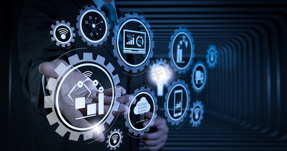 阿里巴巴超級工廠Logo 互聯網數據服務新基建的視覺符號